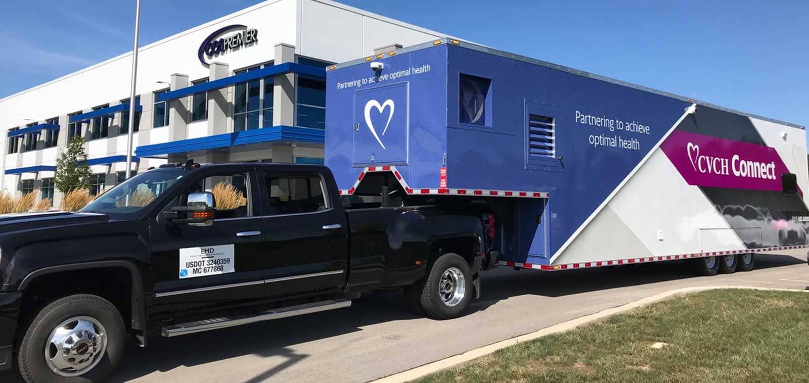 Patented Medical Drop Trailer