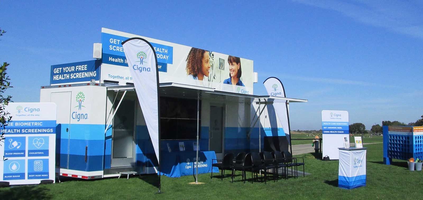Patented Medical Drop Trailer