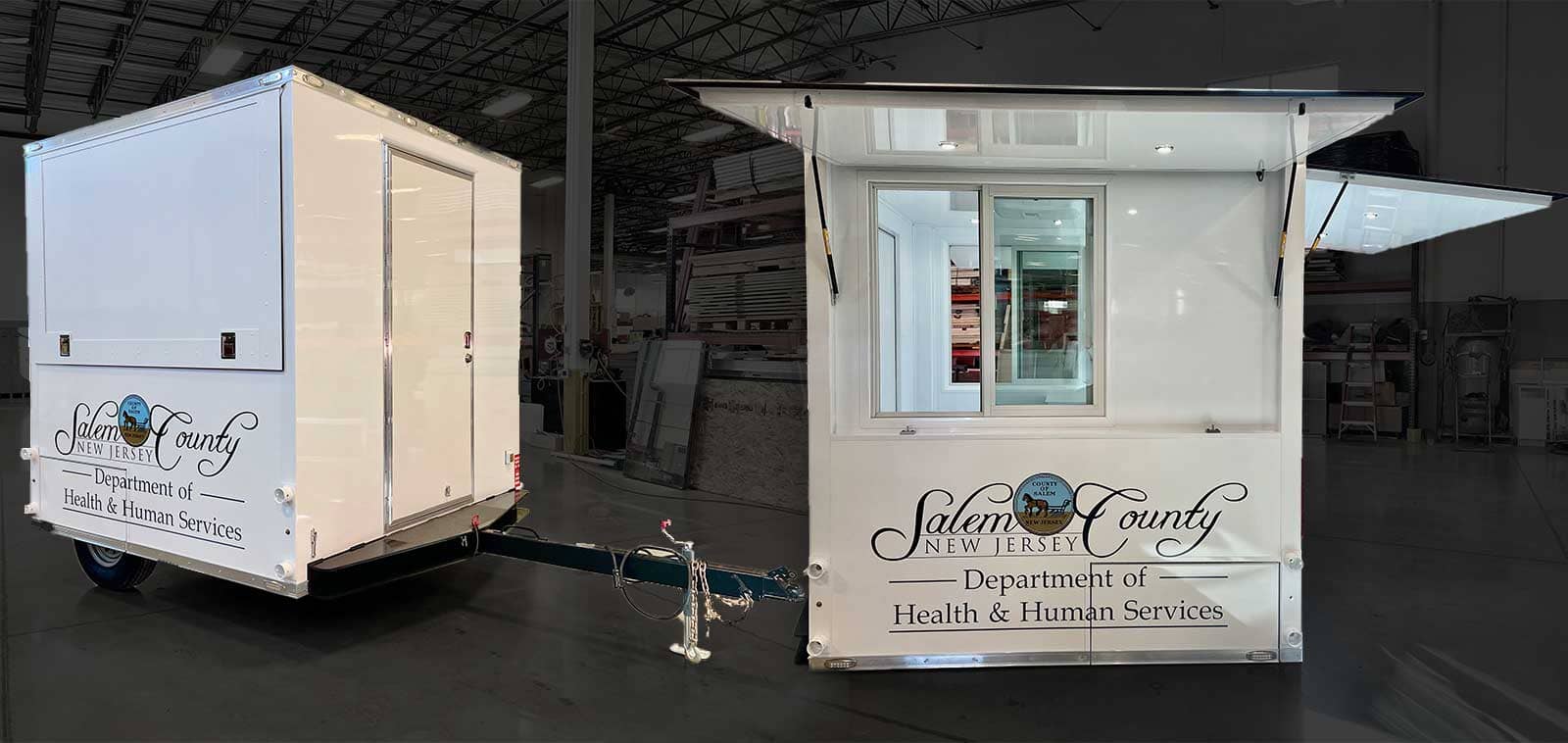 Patented Medical Drop Trailer