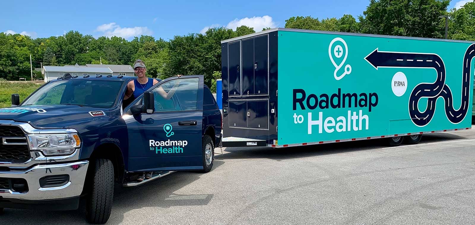 Health outreach vehicle and trailer