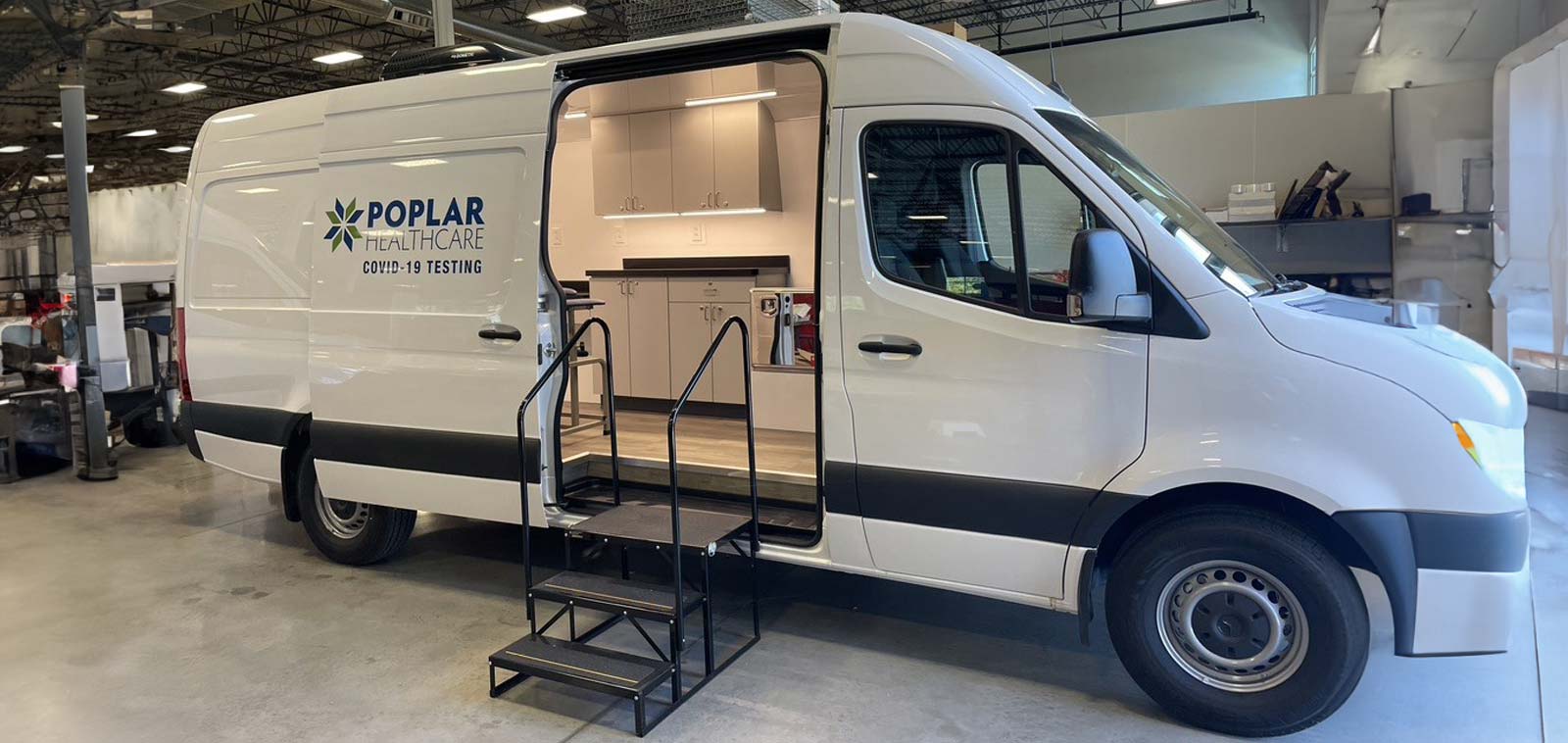 Mobile Testing Van with 1 Room